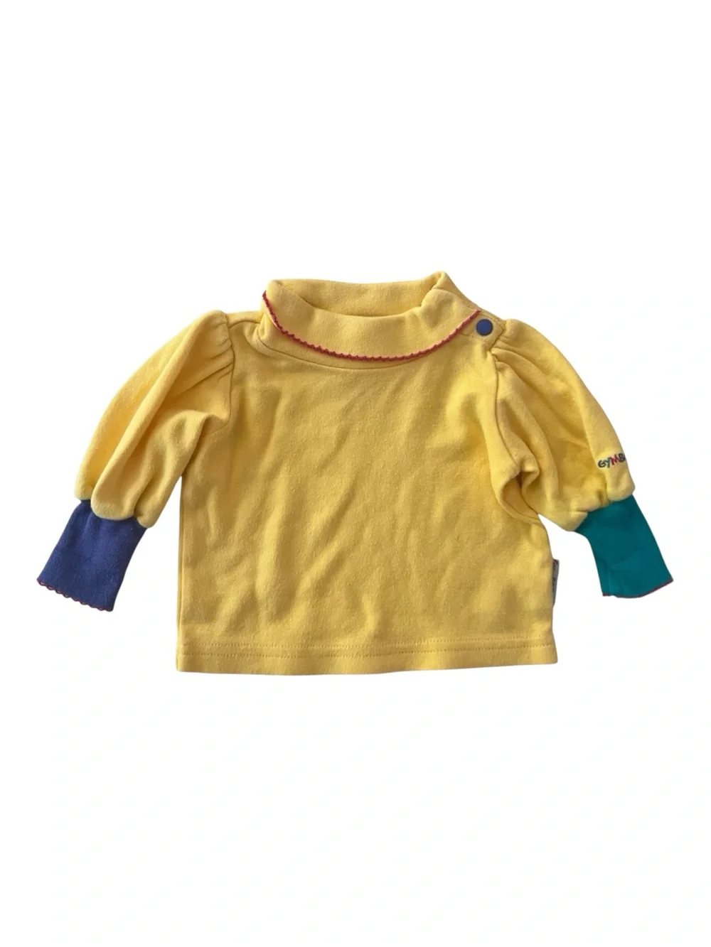 Vintage Gymboree Yellow Baby Turtleneck